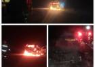 Incendio de un vehículo en ruta 249