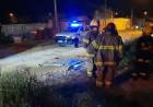 Bomberos Voluntarios acudieron al principio de incendio en una vivienda