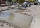 El Municipio continúa los trabajos de reparación de hormigón en distintos puntos de la ciudad 