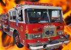 Bomberos Voluntarios acudieron al principio de incendio en un auto