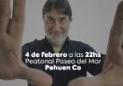 Este sábado será el show libre y gratuito del Flaco Pailos en la peatonal de Pehuen Co