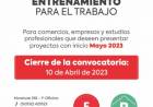 El Municipio abrió la convocatoria a empresas para el programa de entrenamiento para el trabajo 
