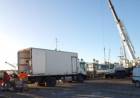 Se realizó la primer descarga de calamar en Puerto Rosales