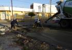 Continúa la reparación del pavimento en Urquiza y Buchardo