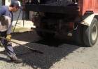 El Municipio continúa los trabajos de bacheo del Municipio en distintos sectores de la ciudad