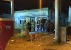 Bomberos Voluntarios acudieron al incendio de una vivienda