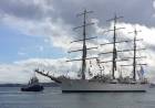 La fragata ARA “Libertad” se despidió de Salvador de Bahía en Brasil