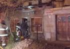 Bomberos Voluntarios acudieron al incendio de una vivienda