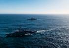 Unidades de la Armada Argentina acompañaron a buques de la Armada de Japón