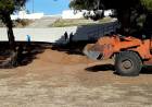 El Municipio continúa los trabajos para reacondicionar el anfiteatro y el playón del Parque San Martín