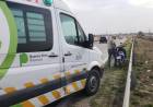 Dos mujeres que iban en una moto se cayeron en la ruta 3 por una ráfaga de viento