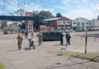 Vuelco de un auto dentro de la Base Naval