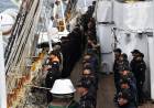 La fragata ARA “Libertad” rindió homenaje a los 44 tripulantes del submarino ARA “San Juan”