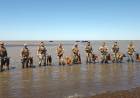 El Batallón de Seguridad de la Base Naval Puerto Belgrano realizó instrucción y adiestramiento anfibio