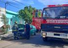 Un auto sufrió un principio de incendio