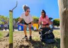 Se realizó la limpieza y acondicionamiento de la Plaza del Barrio Gottling