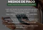 La Cooperativa Eléctrica informa los únicos medios de pago a partir del 1 de abril de 2024