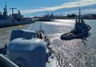 El destructor ARA “Sarandí” zarpó para participar en el ejercicio combinado Fraterno XXXVII
