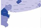 La Provincia de Buenos Aires publicó un mapa del porcentaje de población migrante por municipio