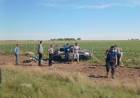 Vuelco en la ruta 113 camino hacia Pehuen Co