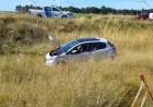 Vuelco de un auto en ruta 3, en cercanías al cruce con Pehuen Co