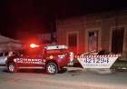 Bomberos Voluntarios acudieron a incendios de dos contenedores y un auto