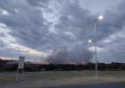 Bomberos de Base Naval Puerto Belgrano y Punta Alta trabajaron en incendio forestal 