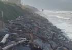 Pehuen Co: tuvo daños materiales sobre la costa a raíz de la sudestada