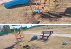 Denuncian destrozos en Plaza de las Infancias en la Nueva Bahía Blanca