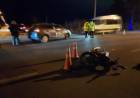 Chocaron una moto y un auto en la Ruta 229, sobre acceso a Villa del Mar
