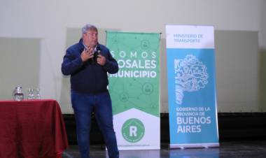El Intendente Uset recibió al Ministro de Transporte de la provincia de Buenos Aires