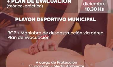 En Pehuen Co se realizará una disertación sobre plan de evacuación y RCP