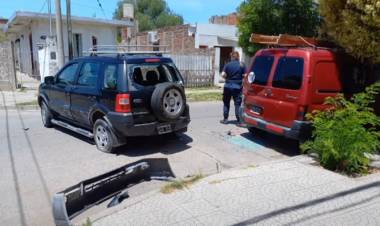 Accidente de tránsito entre vehículos