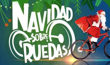 Se realizará la bicicleteada Navidad sobre ruedas en la Plaza Belgrano