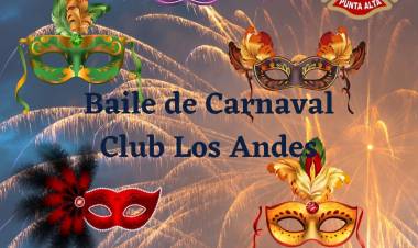 Bomberos Voluntarios de Punta Alta organizan un Baile de Carnaval