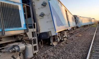 Descarriló en Olavarría el tren que venía de Capital Federal hacia Bahía Blanca