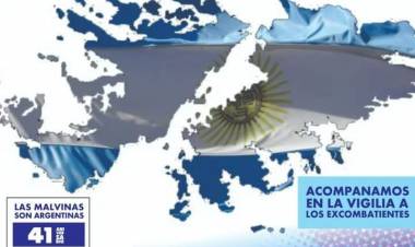 Este sábado se realizará la vigilia en el Centro de Veteranos de Guerra y Familiares de Caídos en Malvinas