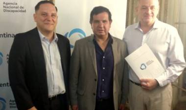 Uset firmó convenio para fortalecer gestiones en discapacidad a través del programa Accesar 