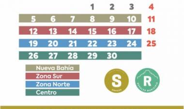 El lunes 5 inicia el cronograma de recolección de voluminosos del mes de junio de 2023