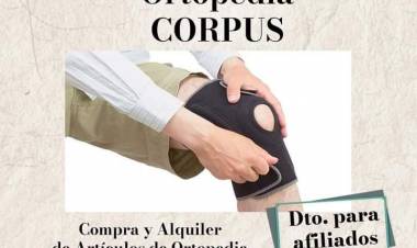 APCJ informa a sus afiliados que tienen un descuento en alquiler y compra de productos de ortopedia