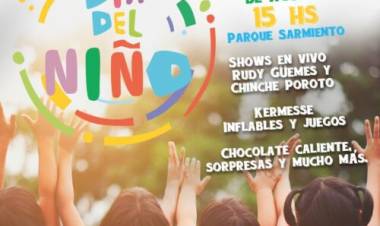 El Municipio confirmó shows infantiles para el festejo del “Día del Niño” en el Parque Sarmiento 