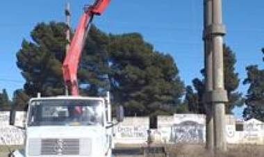 La Cooperativa Eléctrica de Punta Alta realiza tareas de mantenimiento