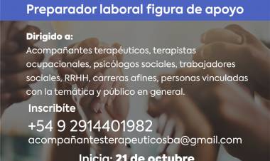 El Municipio invita a curso virtual gratuito en gestión de inclusión socio laboral de PCD 