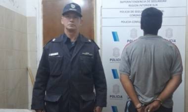 Detuvieron a un delincuente tras robar la batería de una grúa