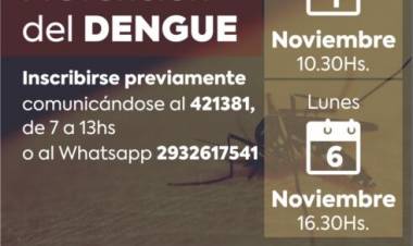 Consejos y talleres de Protección Ciudadana y Medioambiente para prevenir el dengue