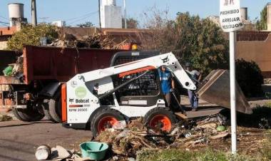 Esta semana la recolección de residuos voluminosos y barrido será por Zona Sur