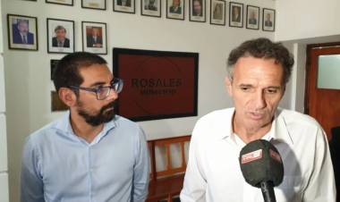 El Municipio de Coronel Rosales firmó un convenio por $700 millones para obras de pavimentación e iluminación