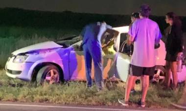Un puntaltense falleció tras volcar con su auto en cercanías a Tres Arroyos