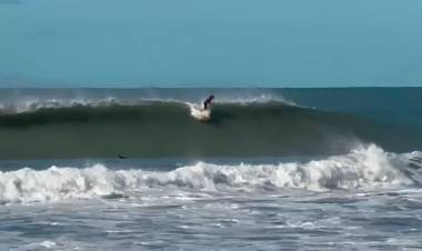 Hay crecidas de las olas en la costa Atlántica