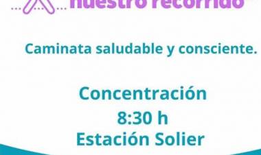 Se realizará la caminata saludable “Nuestras Huellas, nuestro recorrido”